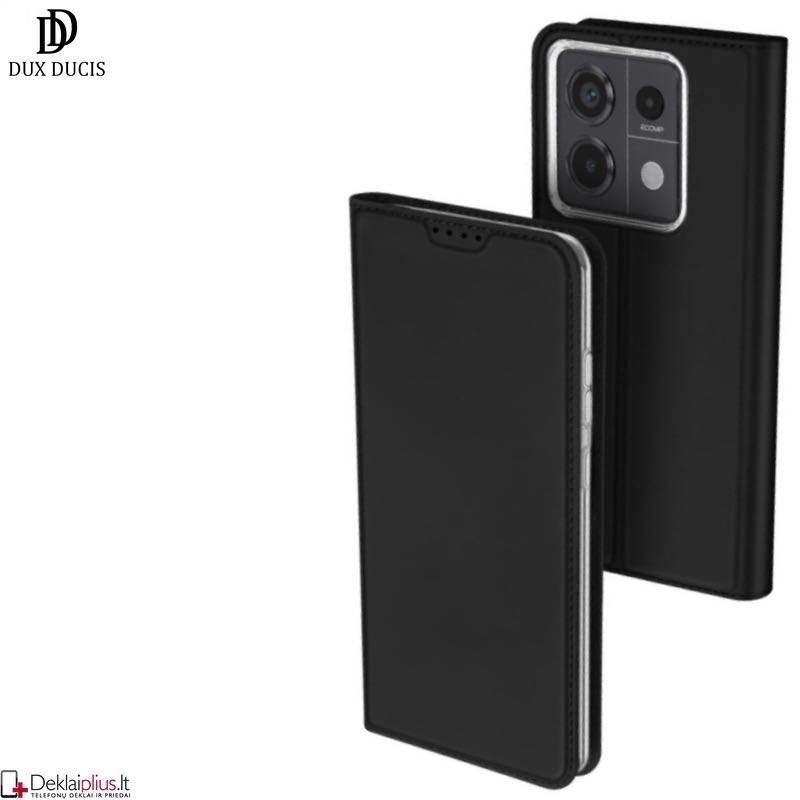 Dux Ducis Skin Pro dirbtinės odos dėklas - juodas (Xiaomi Redmi Note 13 Pro 5G/Poco X6 5G) Dux Ducis Skin Pro dirbtinės odos dėklas - juodas (Xiaomi Redmi Note 13 Pro 5G/Poco X6 5G)
